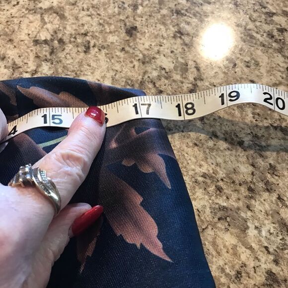 Jour Blue Floral Formal Dress Womens Small - Picture 10 of 10